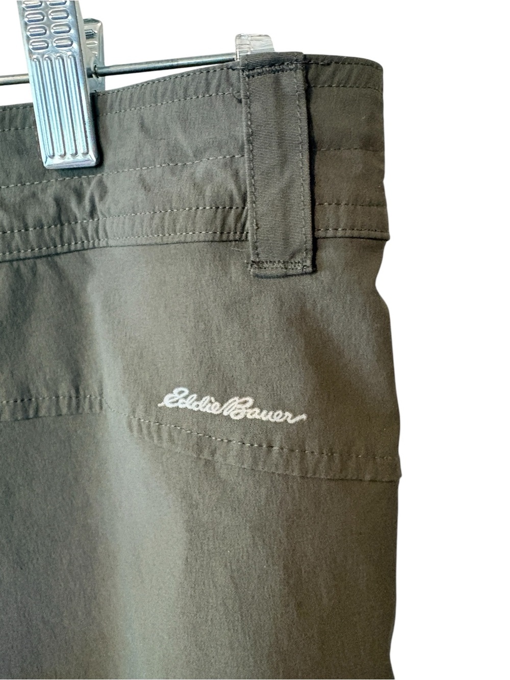 Eddie Bauer Olive Green Cargo Shorts - Picture 3 of 6